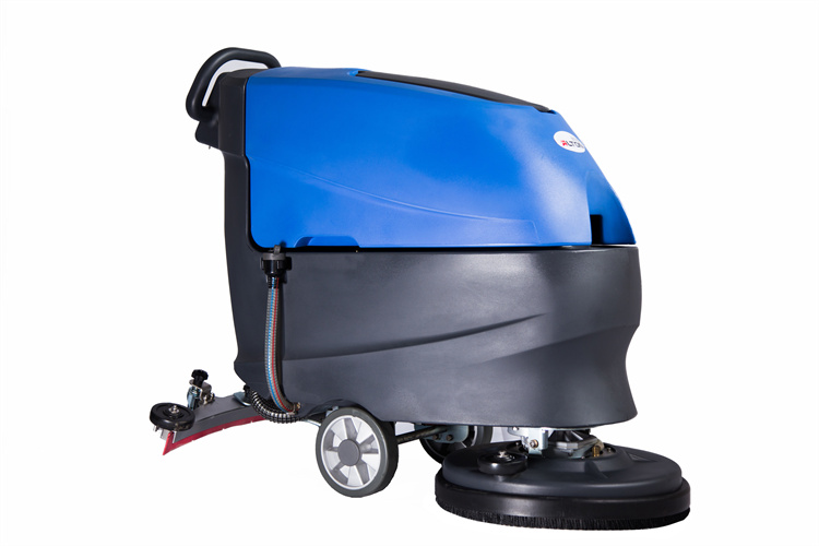 Precauciones para la fregadora de pisos de operador a pie