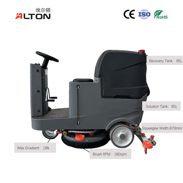 Fregadora de pisos con conductor Alton A-7R